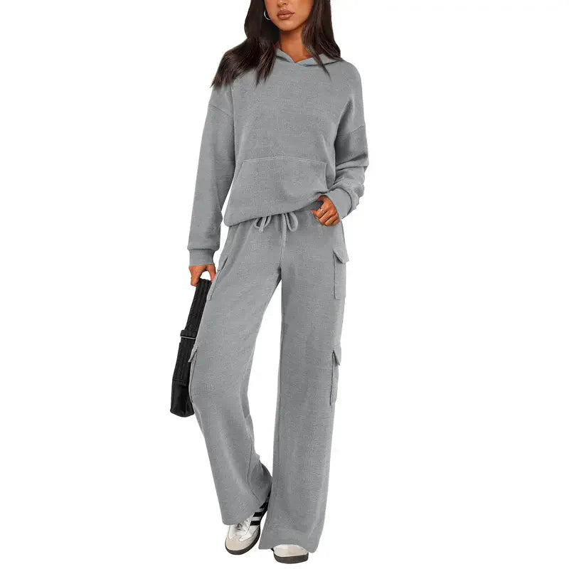 Women's Fashion Cozy Knit Lounge Set
